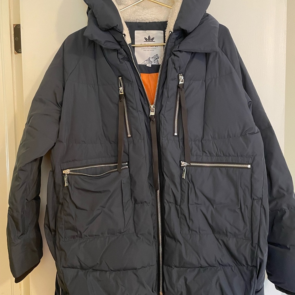 Orolay Navy Puffer Jacket | size XL